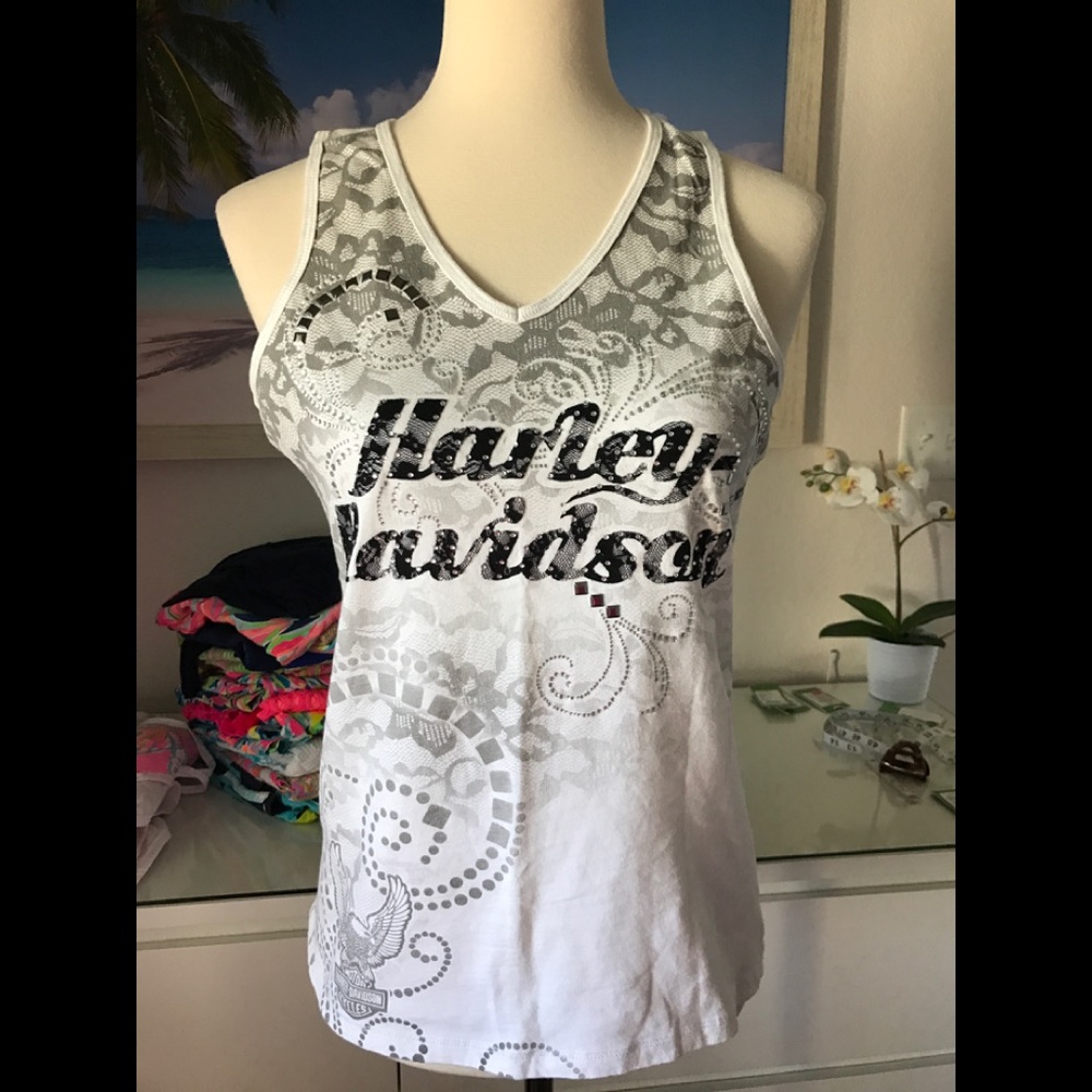 Harley Davidson lace top